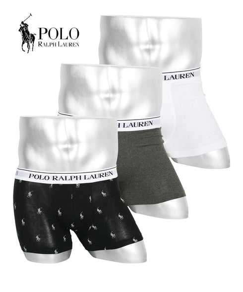 ポロ ラルフローレン POLO RALPH LAUREN ワケあり 【3枚セット】CLSSIC TRUNK メンズ ボクサーパンツ 【メール便】